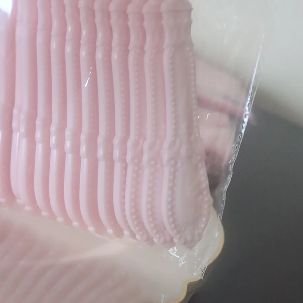 Pink Disposable Tableware Set